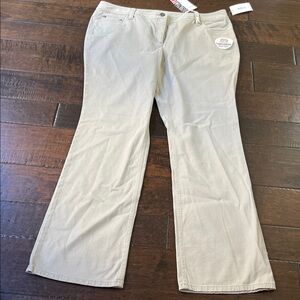 Style & Co. Women's Tan Flare Jeans